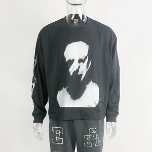 Sudadera personalizada con estampado de serigrafía 100% algodón mezclado de peso pesado de alta calidad, Sudadera con capucha estampada, ropa deportiva - Product Image 2