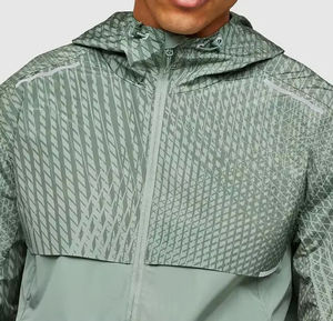 Custom DTG Printing Polyester Outdoor windbreak Waterproof Sublimation Windbreaker <b>Jacket</b> <b>Track</b> <b>Jacket</b> for Men - Product Image 4