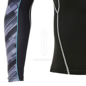 Diseña tu propio logotipo personalizado de manga larga Servicio OEM Mangas completas Rash Guards - Product Image 5