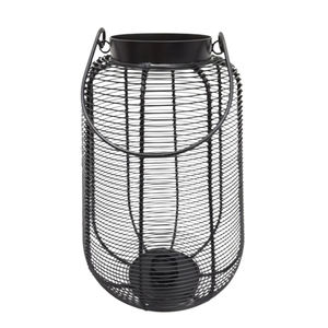 Lanterne en fil de fer décorative pour la maison Bougeoir à texture rustique et bougeoir pour la décoration de mariage en vrac - Product Image 5