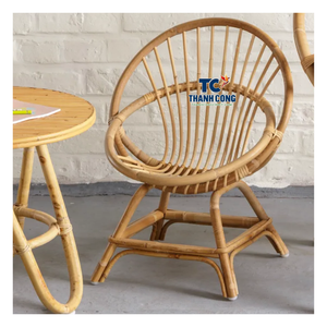 เก้าอี้หวายสำหรับเด็กเฟอร์นิเจอร์งานฝีมือจากเวียดนามสำหรับการตกแต่งห้องเด็ก - Product Image 1