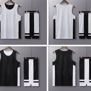 Maillot de basket-ball Premium combinaison d'entraînement hommes vêtements de basket-ball uniforme de basket-ball Double face - Product Image 4