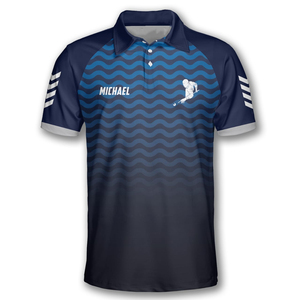 Fabricant en gros de polos de performance avec tissu anti-transpiration respirant et ajustement confortable extensible - Product Image 3