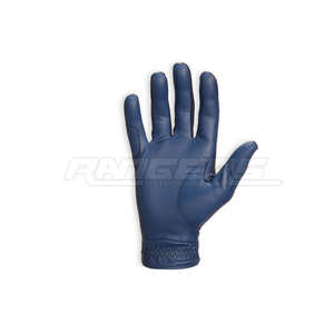 Gants d'équitation personnalisés avec logo, noir et bleu, durables, respirants, ajustement parfait, poignets réglables - Product Image 6