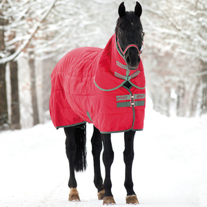 <b>Blue</b> 420D Horse Rug Small Size Lightweight Indoor Equestrian Equipment Standard Neck Winter Warm Stable Riding Blanket - Product Image 6