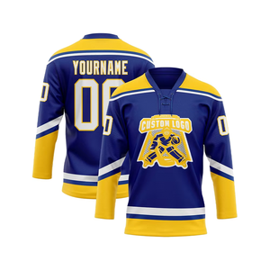 Nuevo Diseño Personalizado de Mini Hockey, Uniforme de Hockey con Logotipo Personalizado, Suéter Unisex Transpirable para Hockey sobre Hielo - Product Image 1