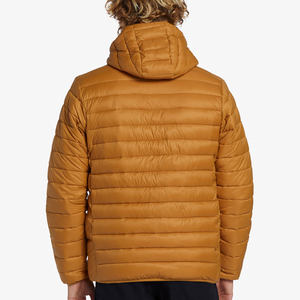 Blouson matelassé pour homme, style streetwear, automne, respirant, imperméable, col montant, poches, tissu enduit - Product Image 6