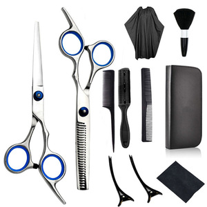 Kit de ciseaux de coiffure tondeuse à cheveux ensembles de coupe amincissants pour barbier ensemble de ciseaux à cheveux à la maison - Product Image 1