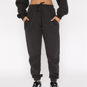 ชุดวอร์มสตรีทสูทสำหรับผู้ใหญ่ผ้าคอตตอน100% ลำลองสีพื้นชุดวอร์มสำหรับผู้หญิงสินค้ามาใหม่ - Product Image 2