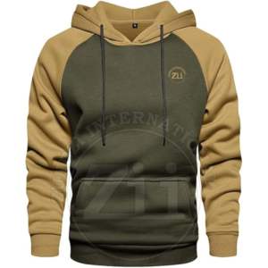 Sweat à capuche de haute qualité avec logo personnalisé, impression numérique, tissu polaire bicolore, couleur assortie au logo, fabricant - Product Image 5