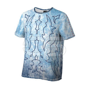 Men Sublimation <b>T</b> <b>Shirt</b> Moisture <b>Wicking</b> Fabric For Outdoor Activities Athletic Men Sublimation Printed <b>T</b> <b>Shirt</b> - Product Image 3