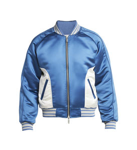 Nouvelle conception Prix de gros Différentes couleurs Veste bomber coupe-vent pour homme Dernière conception Vestes bomber en satin polyester d'hiver - Product Image 5