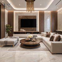 Meuble TV en bois élégant de dernière génération pour salon avec rangement et design personnalisable