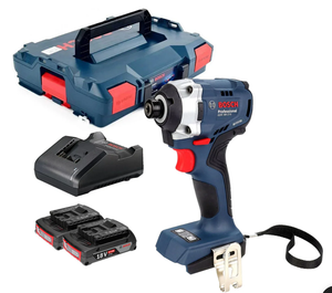 GDR 18V-215ไดรเวอร์แบบไร้สายแรงกระแทกด้วยแบตเตอรี่ขับเคลื่อนด้วยแรงบิดสูงสุด18V 215 NM เพื่อการยึดที่แม่นยำอย่างรวดเร็วในโลหะไม้ - Product Image 1