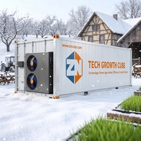 Système de ferme hydroponique intelligente commerciale en conteneur, automatisé pour la culture verticale de légumes, grande capacité, en acier inoxydable 304