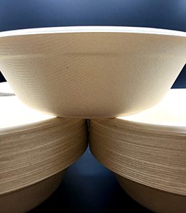 Nouveaux bols à soupe jetables en papier biodégradable de taille standard de 1000 ml, personnalisés, durables, écologiques, avec couvercle, design zen asiatique - Product Image 5