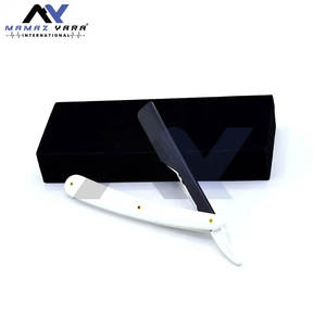 Navaja de Afeitar Profesional de Acero Inoxidable de Una Sola Hoja para Hombres, Corte Facial Preciso para Barbería y Afeitado de Garganta - Product Image 4