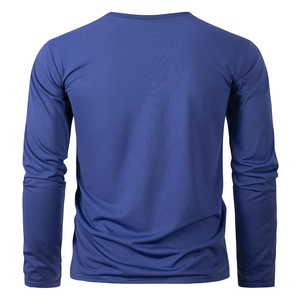 High Quality Custom Polyester <b>T</b>-Shirt Style Printed Casual Polo Long Sleeve Shirt Plus-size Men's <b>T</b>-Shirt - Product Image 2