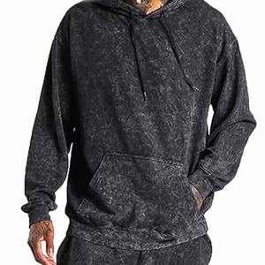 Chándal Deportivo Lavado al Ácido para Invierno, Técnicas de Impresión Personalizadas, Talla Grande, con Capucha, para Hombre - Product Image 2