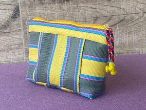 ถุงพลาสติกรีไซเคิลเป็นมิตรกับสิ่งแวดล้อม (สีส้มสีเขียว) ถุงผ้าไนลอนกระเป๋าเครื่องสำอางที่ยั่งยืนถุงช้อปปิ้งโลโก้ที่กำหนดเอง - Product Image 5