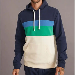 Patch travail qualité supérieure pull à capuche épais pour hommes personnalisé coton polaire pull à capuche confortable vêtements d'hiver - Product Image 6