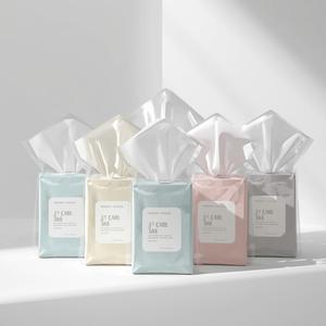 Caja de pañuelos faciales personalizada con diseño artístico de lujo para cadenas de supermercados e importadores, compra al por mayor - Product Image 2