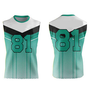 ชุดอเมริกันฟุตบอล 7 ต่อ 7 แบบพรีเมียมสั่งทำพิเศษ คุณภาพสูง พร้อมชุดรัดกล้ามเนื้อ ป้ายโลโก้สั่งทำพิเศษ แบบซับลิเมชั่น 7 ต่อ 7 - Product Image 4