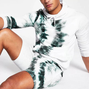 Sleek Athletic 100 Percent Cotton Gym Fitness Sets Hoodies And <b>Shorts</b> Set Mens Comfortable <b>Sweatshirt</b> With Full <b>Sleeves</b> Winter - Product Image 3