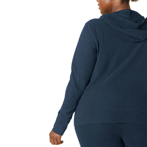 Sudadera con capucha de gran tamaño personalizada con cremallera y hombros caídos, sudadera cómoda y transpirable de punto de invierno, tendencia superior - Product Image 2