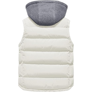 Vente en gros de manteaux d'hiver pour hommes, fabricant de manteaux d'hiver à bulles sans manches, veste - Product Image 2