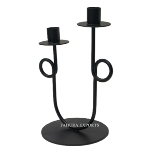 <b>Top</b> Trending Luxury Metal Candle Stand Candlestick Holder Christmas and Home Decoration for Gifting and Party Supply - Product Image 1
