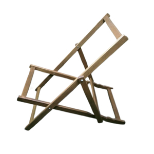 Meilleure vente de chaise longue de plage pliante moderne pour une place Mobilier d'extérieur en bois de construction solide pour une utilisation - Product Image 2