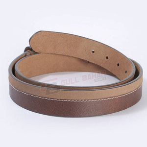 Cinturón de negocios formal de cuero genuino de vaca clásico para hombre de alta calidad estilo informal con acero para hebilla - Product Image 2