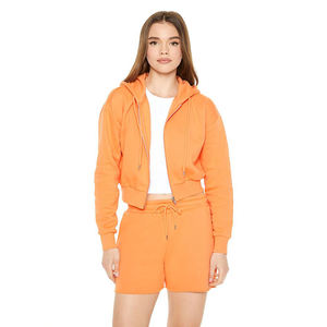 เสื้อฮู้ดซิปยาวทรงเข้ารูปสำหรับผู้หญิง คุณภาพสูง แบบเรียบง่าย แฟชั่นทันสมัย แขนยาว อุ่นสบายสำหรับฤดูใบไม้ร่วง - Product Image 1