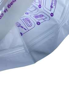 Pochette debout brillante avec fermeture éclair et encoche de déchirure pour produits de santé - Laminée, taille personnalisée OEM, fabriquée au Vietnam - Product Image 5