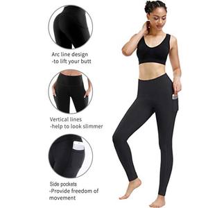 Haute Performance Femmes Leggings Extensible Taille Élastique Respirant Idéal pour Courir Yoga Leggings pour Femmes Spandex Nylon 2025 - Product Image 4