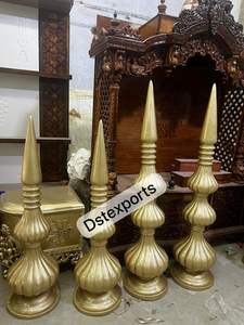 ชุดธีมกลางแจ้งแบบสร้างสรรค์พิธี haldi urlis กลางแจ้งแบบดั้งเดิมพิธีฮาลดีตกแต่ง urlis งานแต่งงานกลางแจ้งพิธี urli - Product Image 3