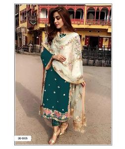 Nuevo trabajo de bordado pesado exclusivo para mujer Jari Codding Wear Beautiful Lehenga Choli para bodas nupciales e indias/paquistaníes - Product Image 1