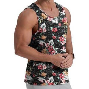Débardeur de Sublimation pour hommes de haute qualité couleur personnalisée respirant tissage tricoté à séchage rapide pour un usage professionnel décontracté tendance - Product Image 3