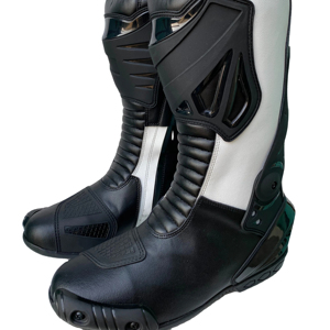 Chaussures de moto en gros, bottes de motocross en cuir imperméables à séchage rapide, unisexes, toutes saisons - Product Image 1