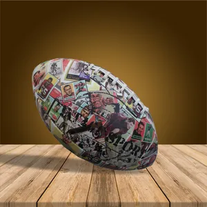 Ballon de Rugby en Caoutchouc Promotionnel Taille 5 et Mini Taille - Product Image 1