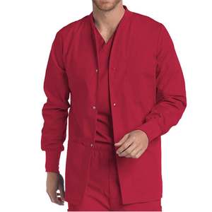 Chaqueta médica duradera con bolsillos funcionales y tela transpirable para uniformes sanitarios profesionales - Product Image 4