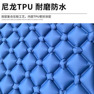 Colchoneta de dormir ultraligera para acampar, con almohada, para familia, para mochileros, con bolsa de transporte - Product Image 5