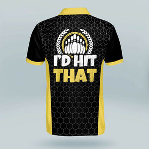 Polo de Bolos Personalizado de Alta Calidad para Hombre, Más Vendido del Equipo, Estampado, de Manga Corta, Tejido de Punto, Hecho 100% de Poliéster - Product Image 2