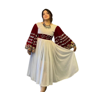 HIGH QUALITY <b>WOMEN</b> PAKISTANI AFGHANI TRADITIONAL <b>DRESS</b> 2024 LATEST DESIGN WHOLESALE CUSTOMIZED COLOURS ODM OEM SERVICE PATHANI - Product Image 3