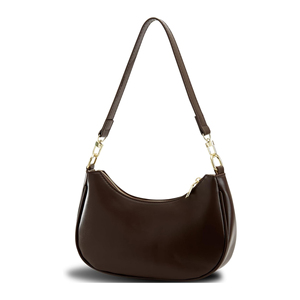 Sac à bandoulière/sac à main de luxe pour femme en cuir PU de qualité supérieure avec fermeture éclair, imperméable, motif uni - Product Image 1