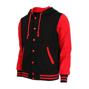 Chaqueta Universitaria de Béisbol Personalizada de Alta Calidad para Hombre, Estilo Urbano, Parches de Chenilla, Bordado, Diseño de Letras de Lana - Product Image 6