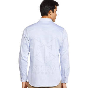Camisa de vestir transpirable hecha a medida para otoño, ropa de verano de etiqueta privada con logotipo personalizado - Product Image 5