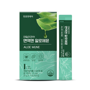 [ChunhoNcare] Vitamine Gelée Bien-être avec Aloemune Jelly Stick 20g * 15ea Supplément de gelée portable avec ingrédients à base de plantes - Product Image 1