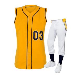 Uniformes de baseball softball personnalisés pour adultes unisexes meilleur design célèbre impression personnalisée sur uniformes vierges en matériau le plus souple - Product Image 2